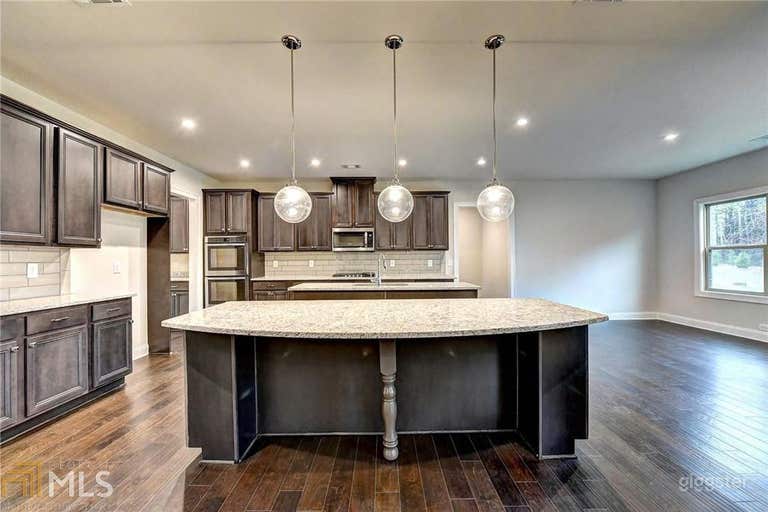  Double Island Kitchen View from Family Room 