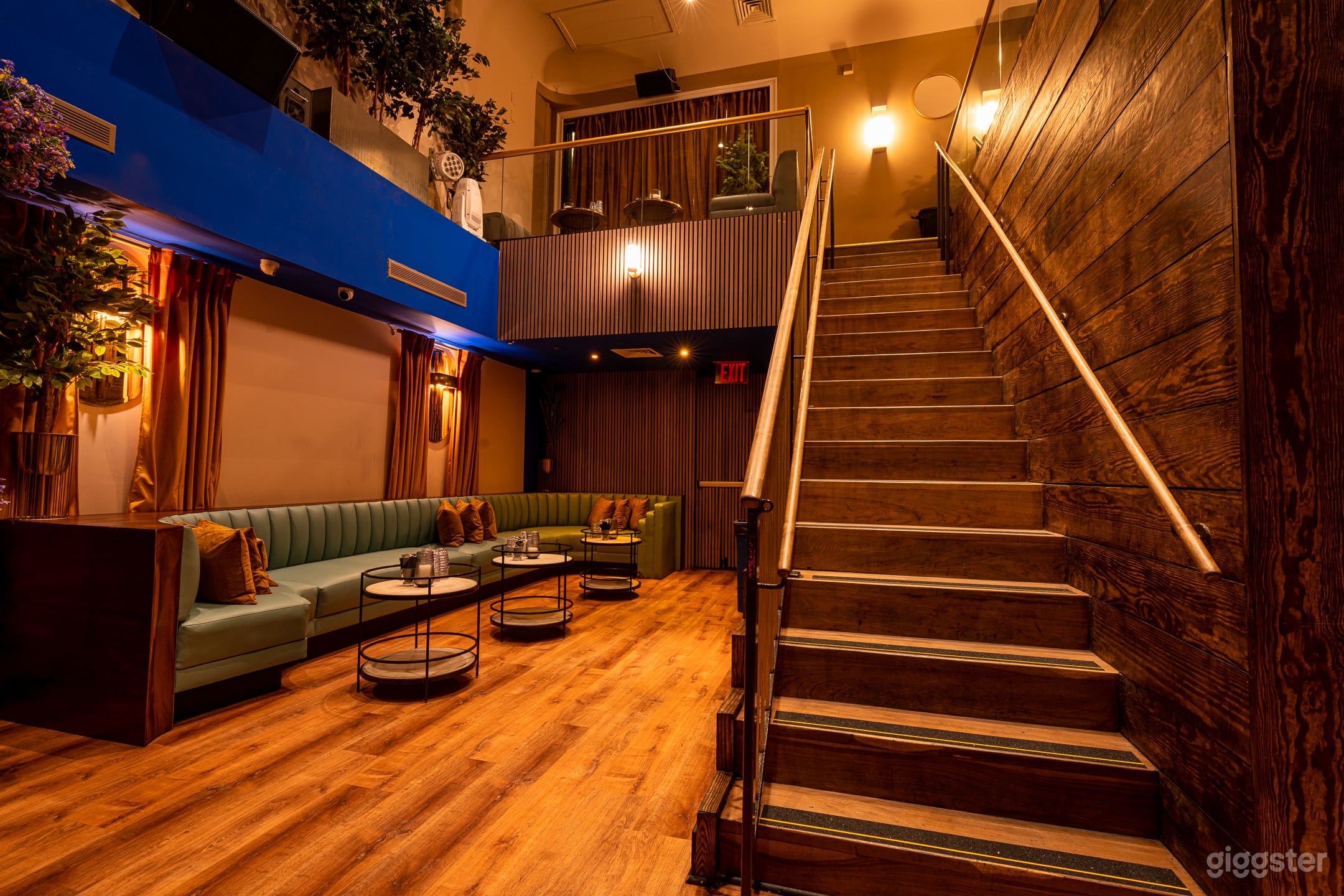 Vip Sky booth staircase 