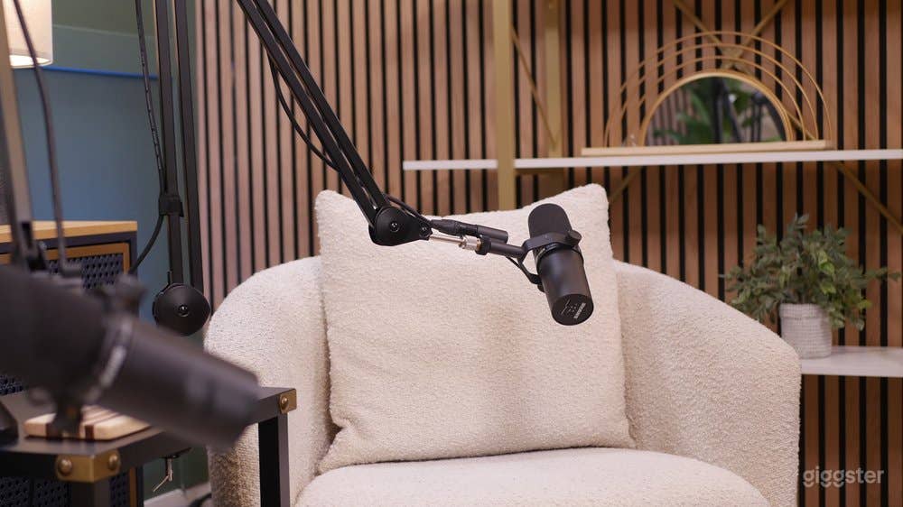 Professional &amp; Stylish Podcast Studio in Midtown Photo 4