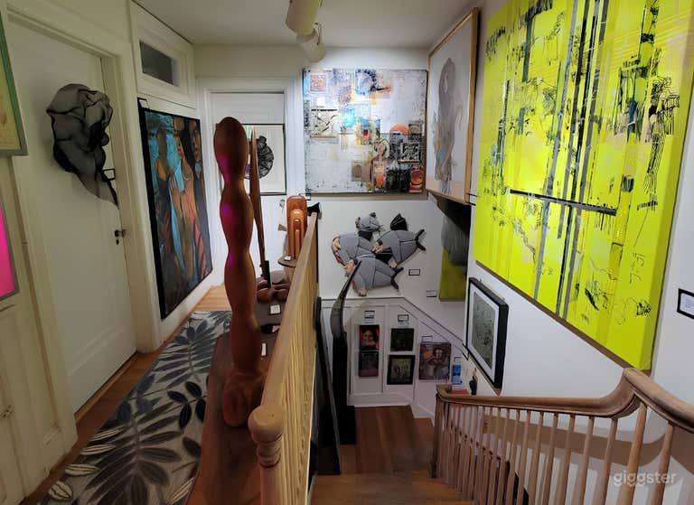  Bohemian Style Home Turned Gallery 