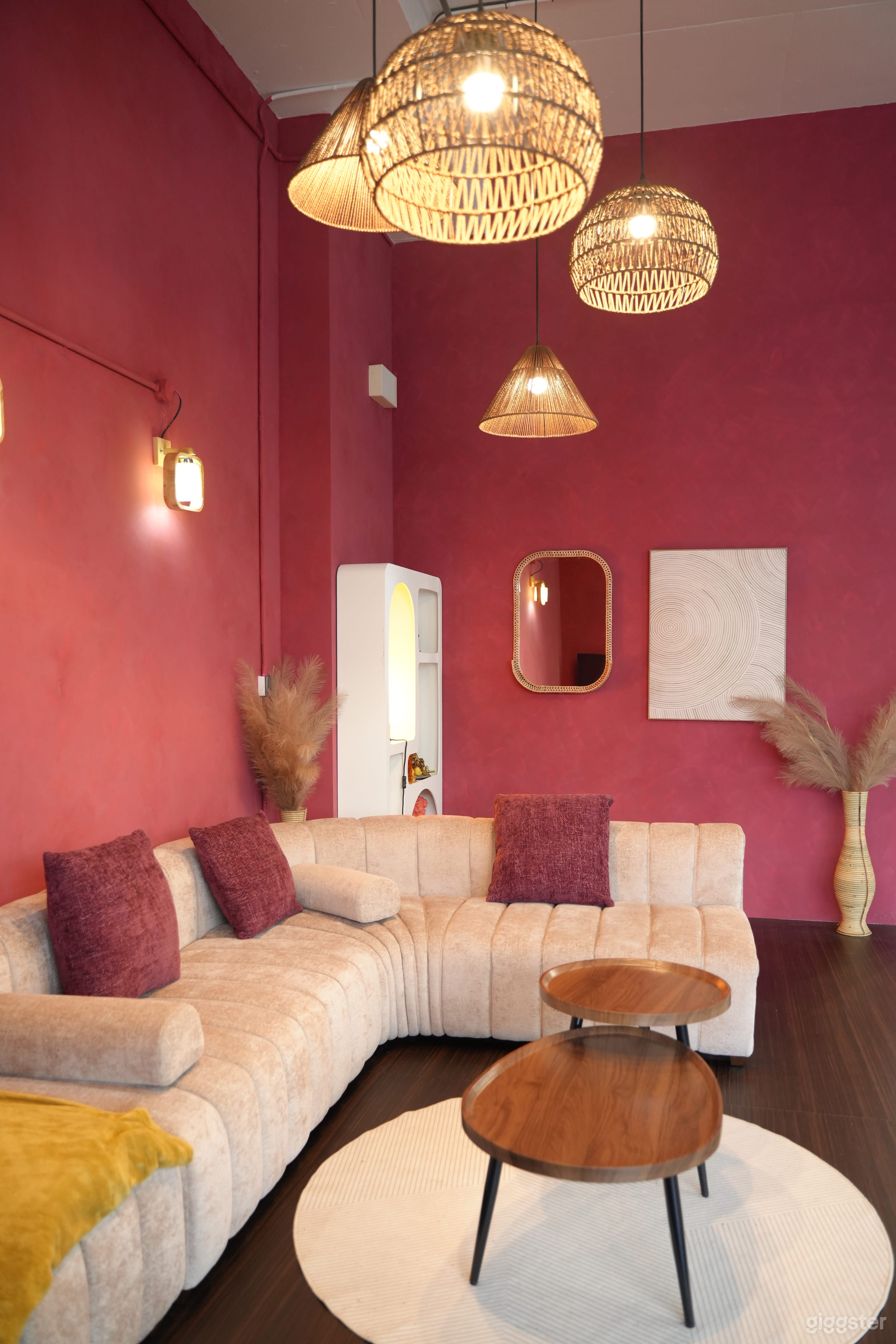 Bali Corner-Living Room Set for Filming & Podcasts Photo 1