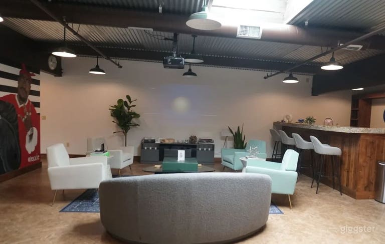  Lounge Area equipped with projector screen and Apple TV perfect for presentations.  