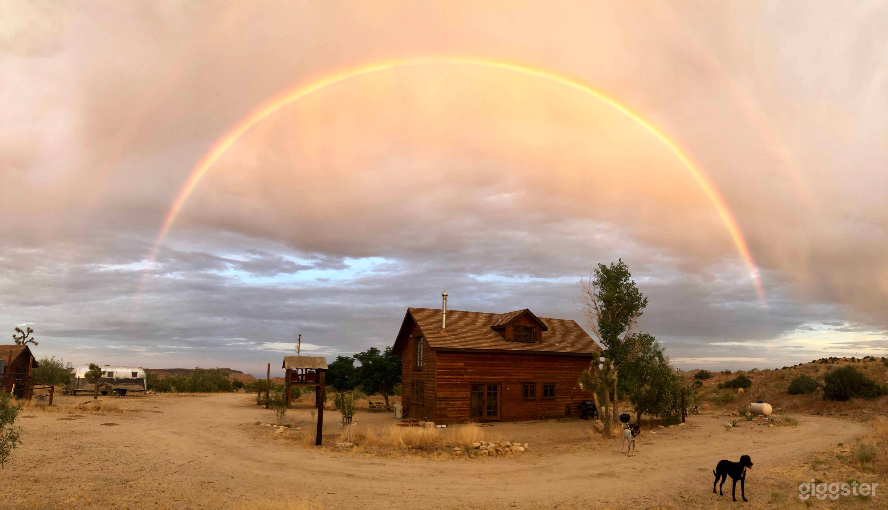 A Magical Rainbow over Riot Material Ranch
