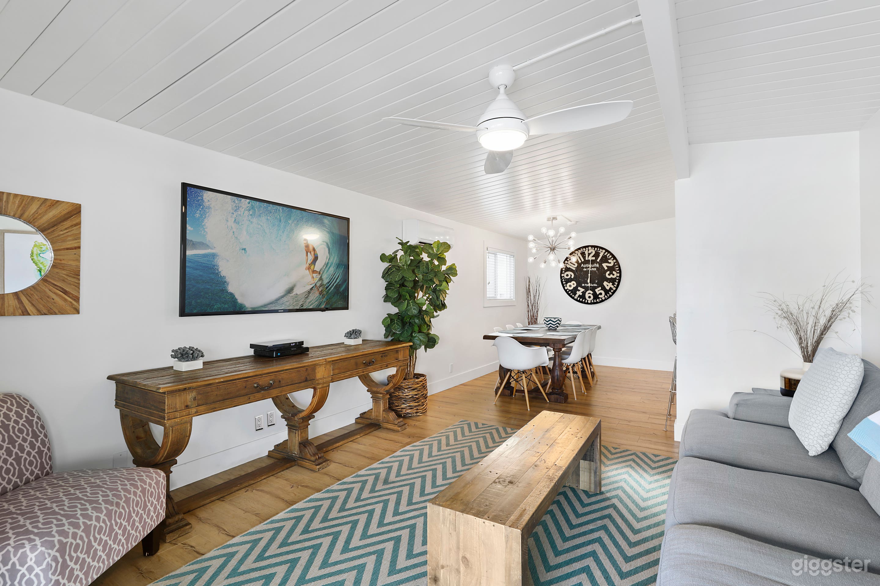 Living room / dining  - opens to balcony