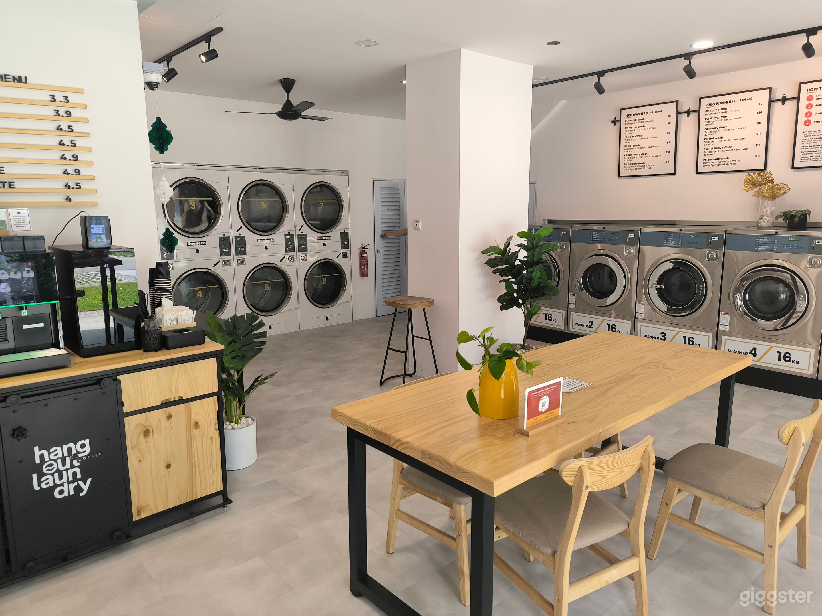 Modern Laundromat with Air Con & Coffee Photo 1