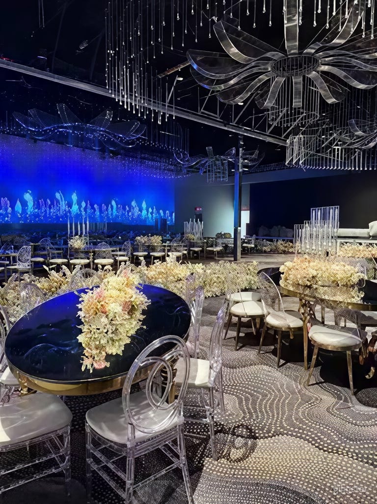  Luxury 3D Immersive Ballroom with 360° LED Walls & Huge Lot 