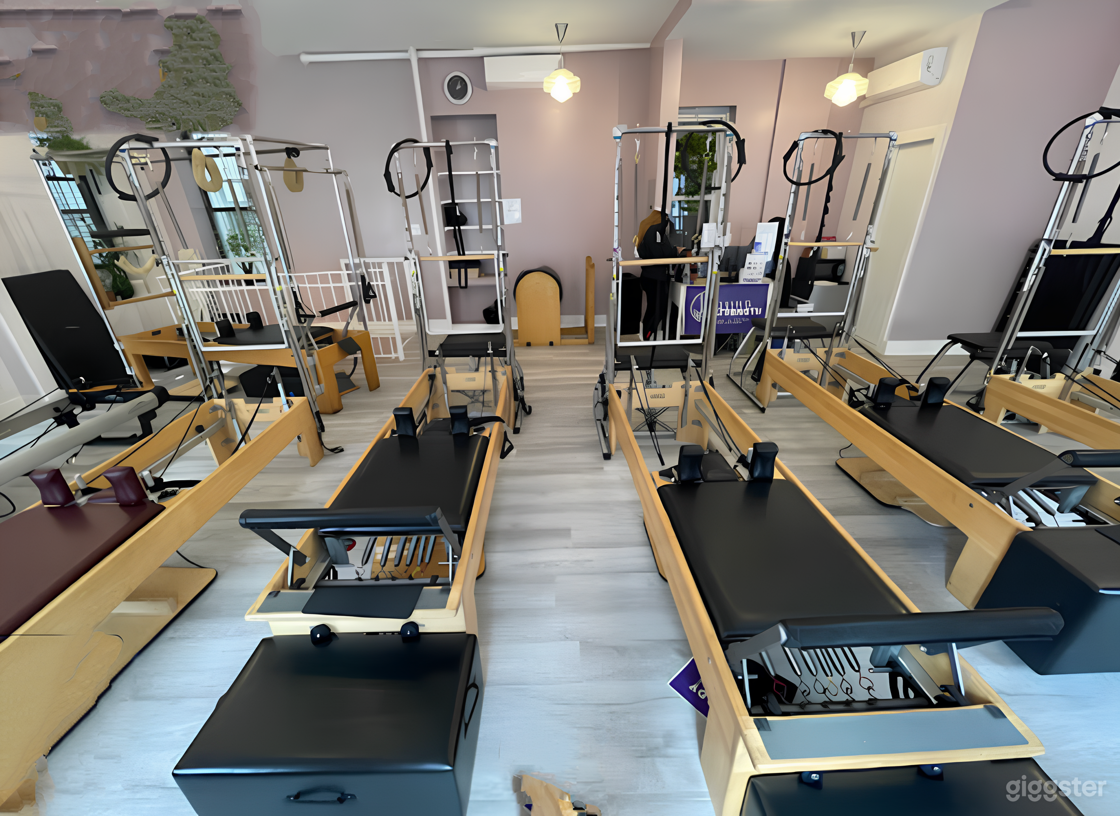 Mainn studio with 7 reformer . 6 chair, one Cadillac