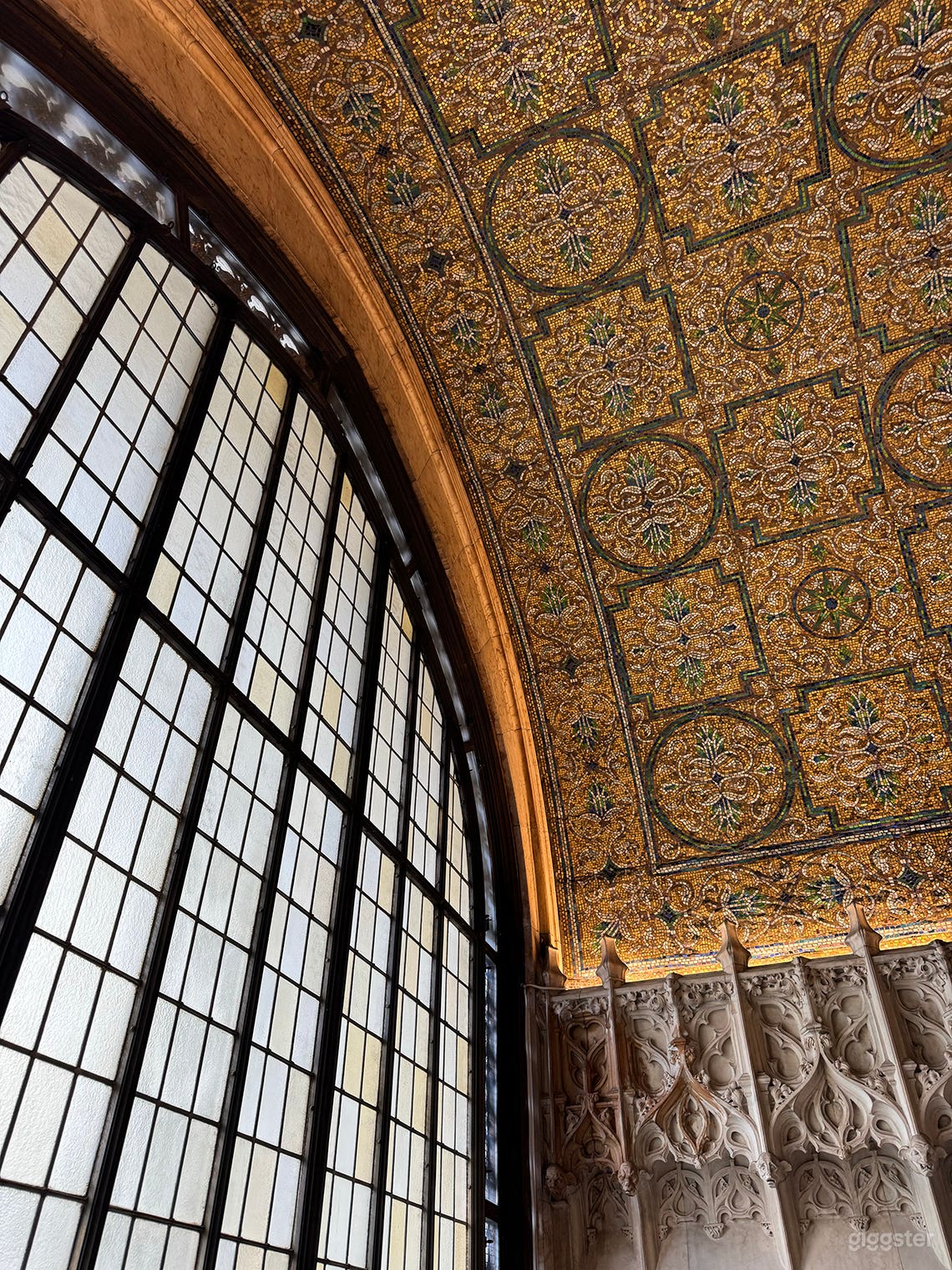 Iconic Second Floor Balconies in Historic Gothic Venue Photo 4