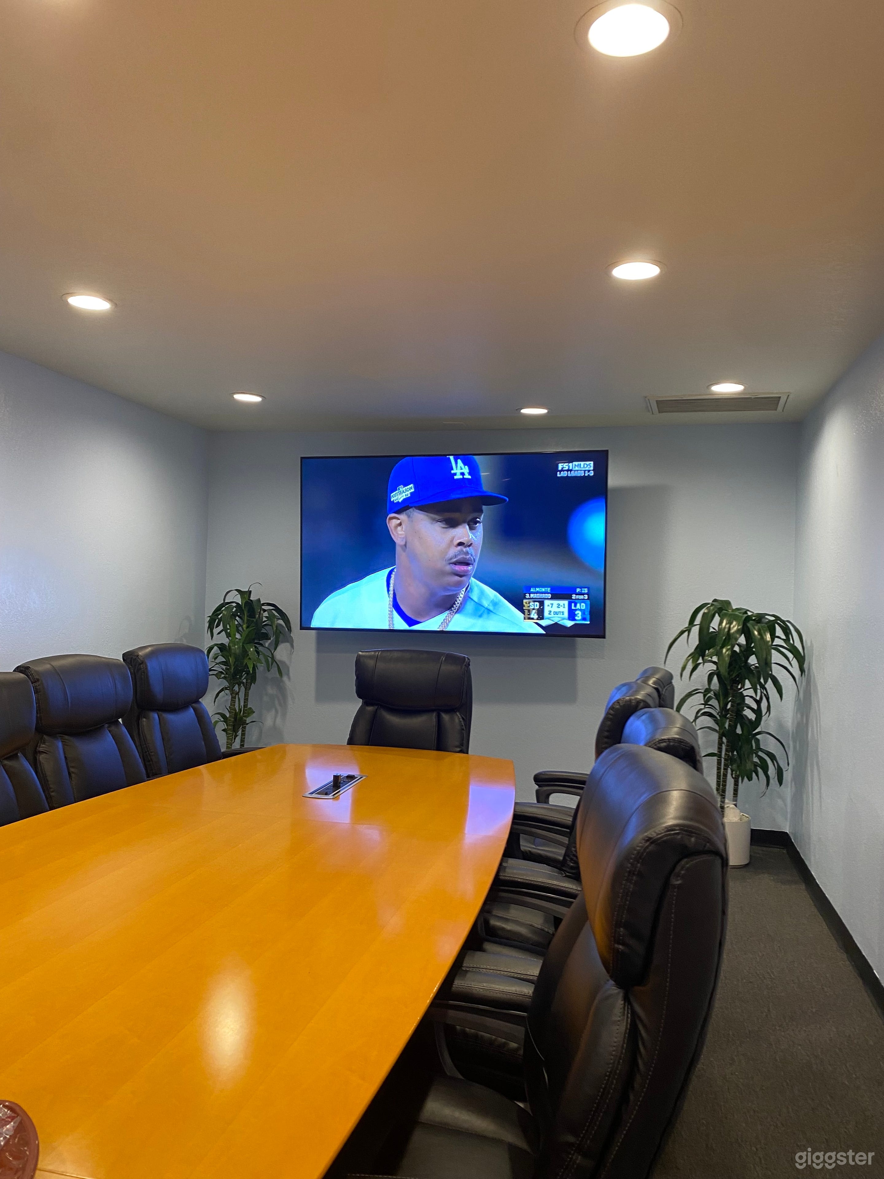 Cable TV on 85” Flat Screen