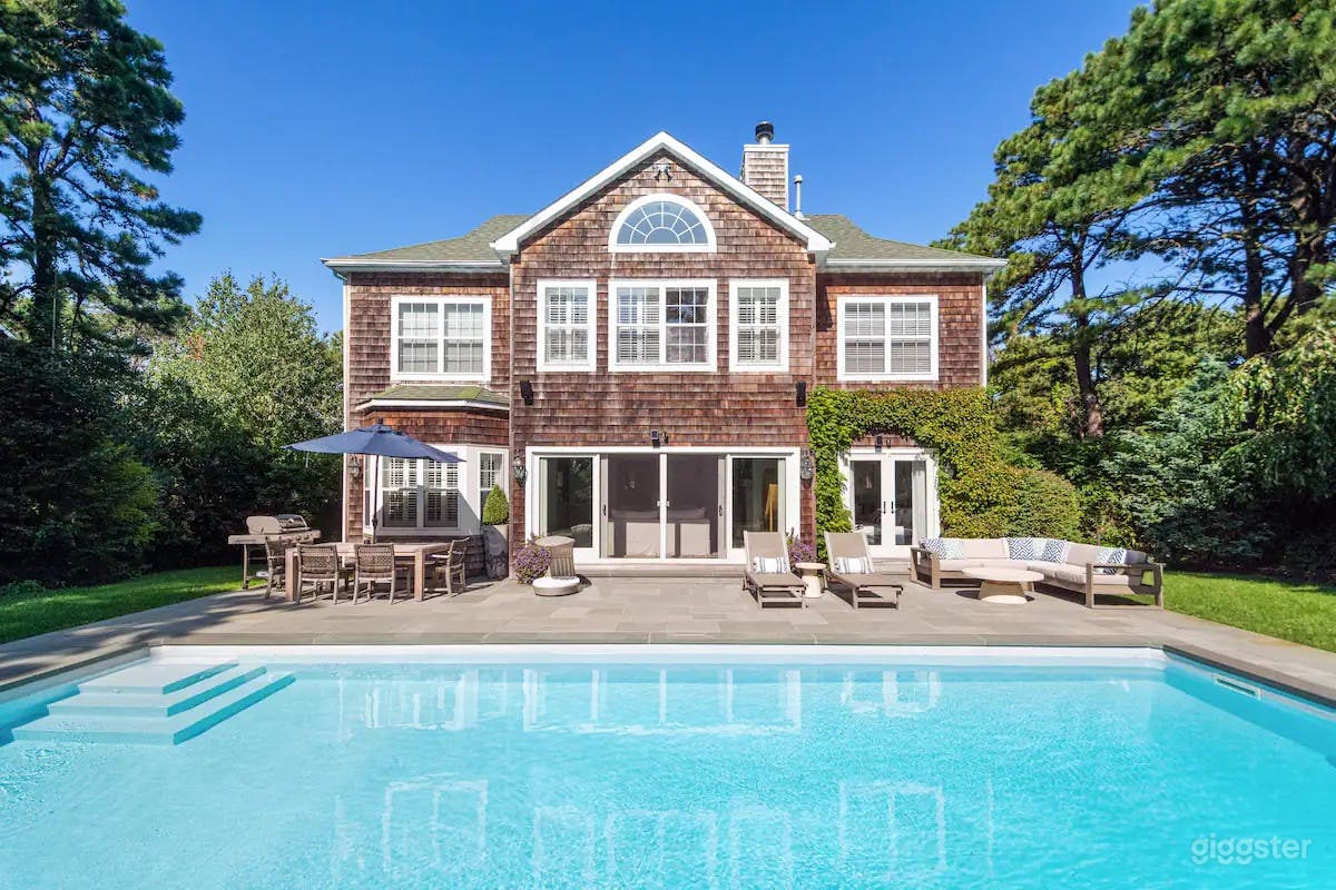 Chic Hamptons Retreat with Pool &amp; Outdoor Sauna Photo 1