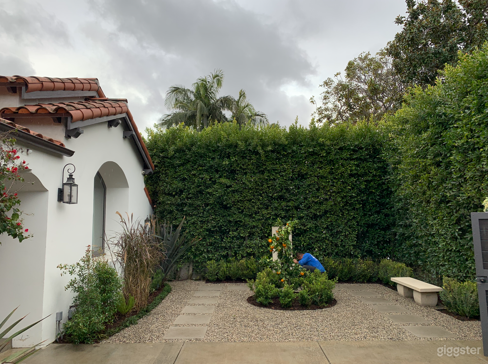 West Hollywood Mediterranean home with cabana  Photo 2