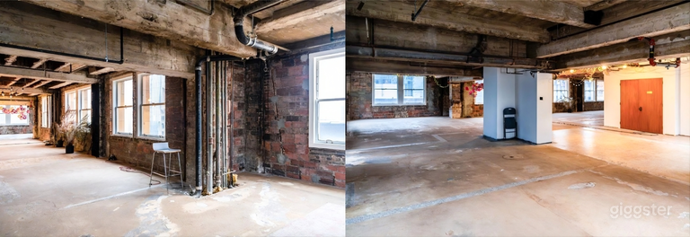  Industrial Event & Film Spaces with 4 Unique Settings Studio 