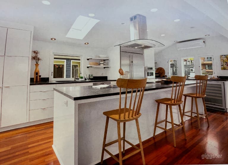  open concept kitchen on 2nd floor 