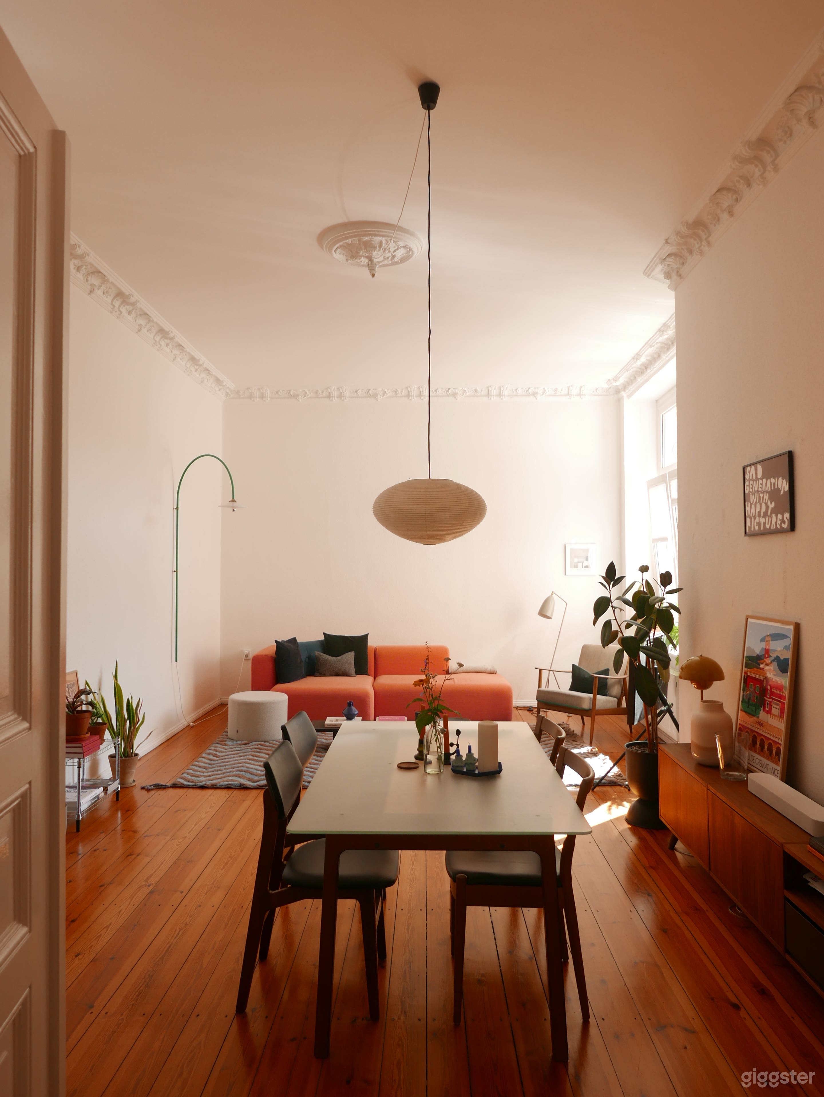 Warme mediterrane Farbtöne in Designerwohnung Foto 4