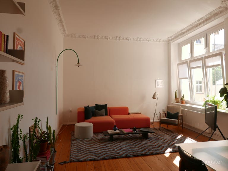  Warme mediterrane Farbtöne in Designerwohnung 