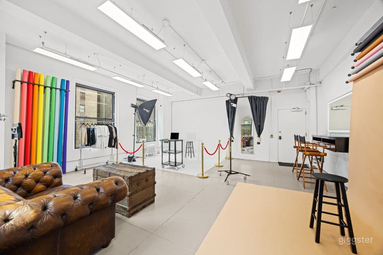  1220: Affordable Natural Light Studio w Cyc Wall 