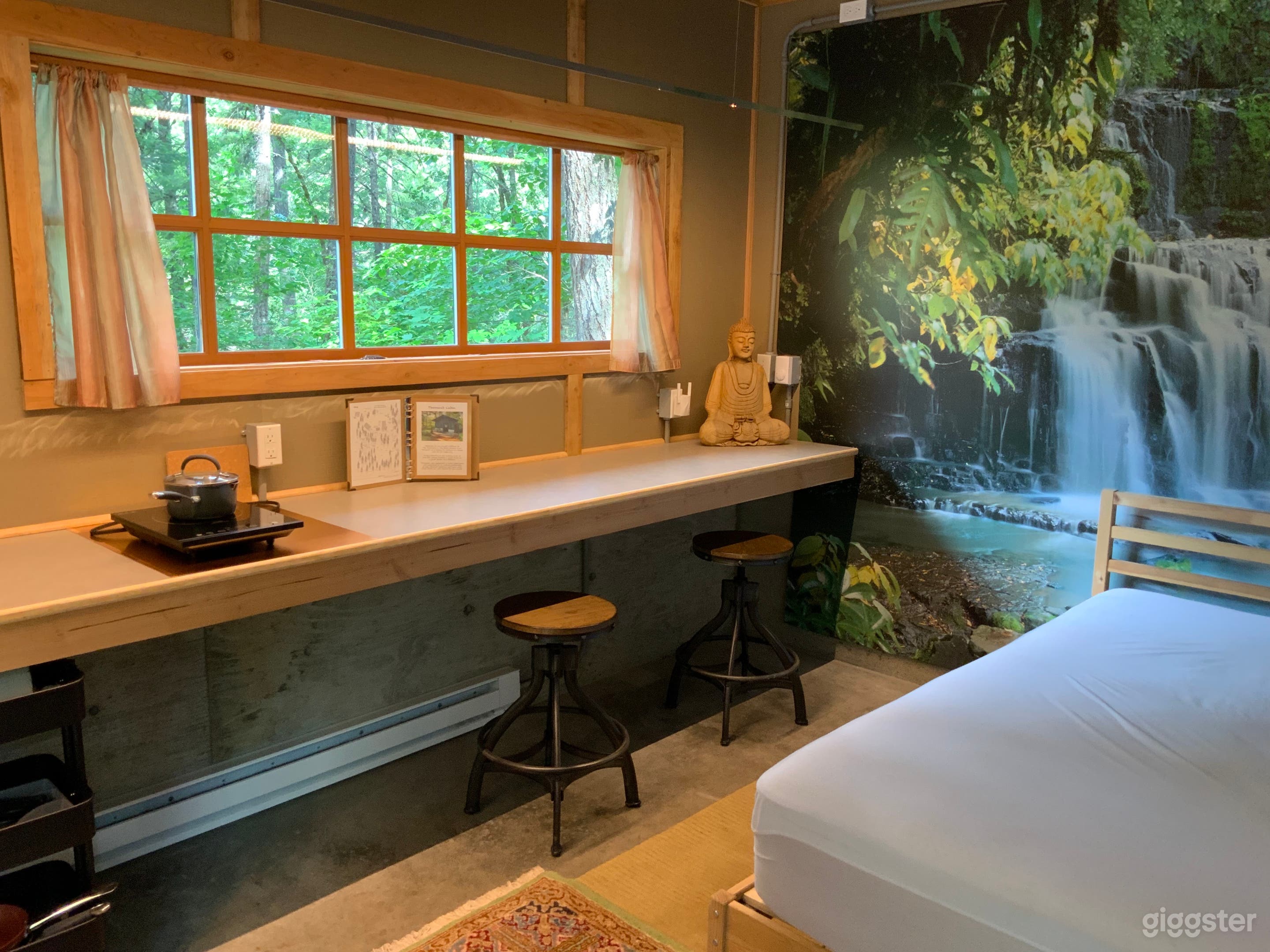 T.C. kitchen counter with window