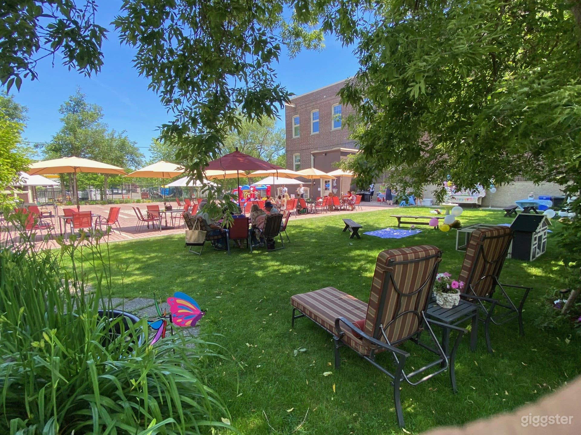 View from Garden Waterfall area