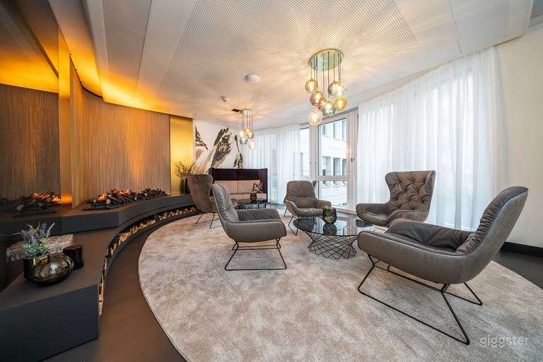  Fireplace Lounge Mont Blanc 
