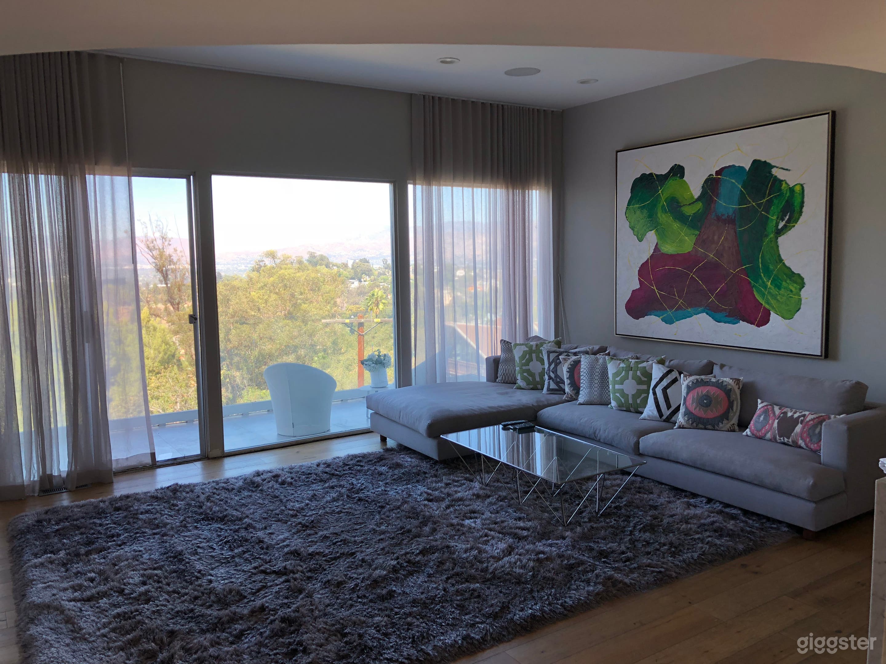 Living room with views 