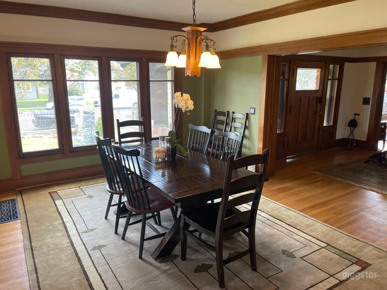  Dining room facing foyer.
 
