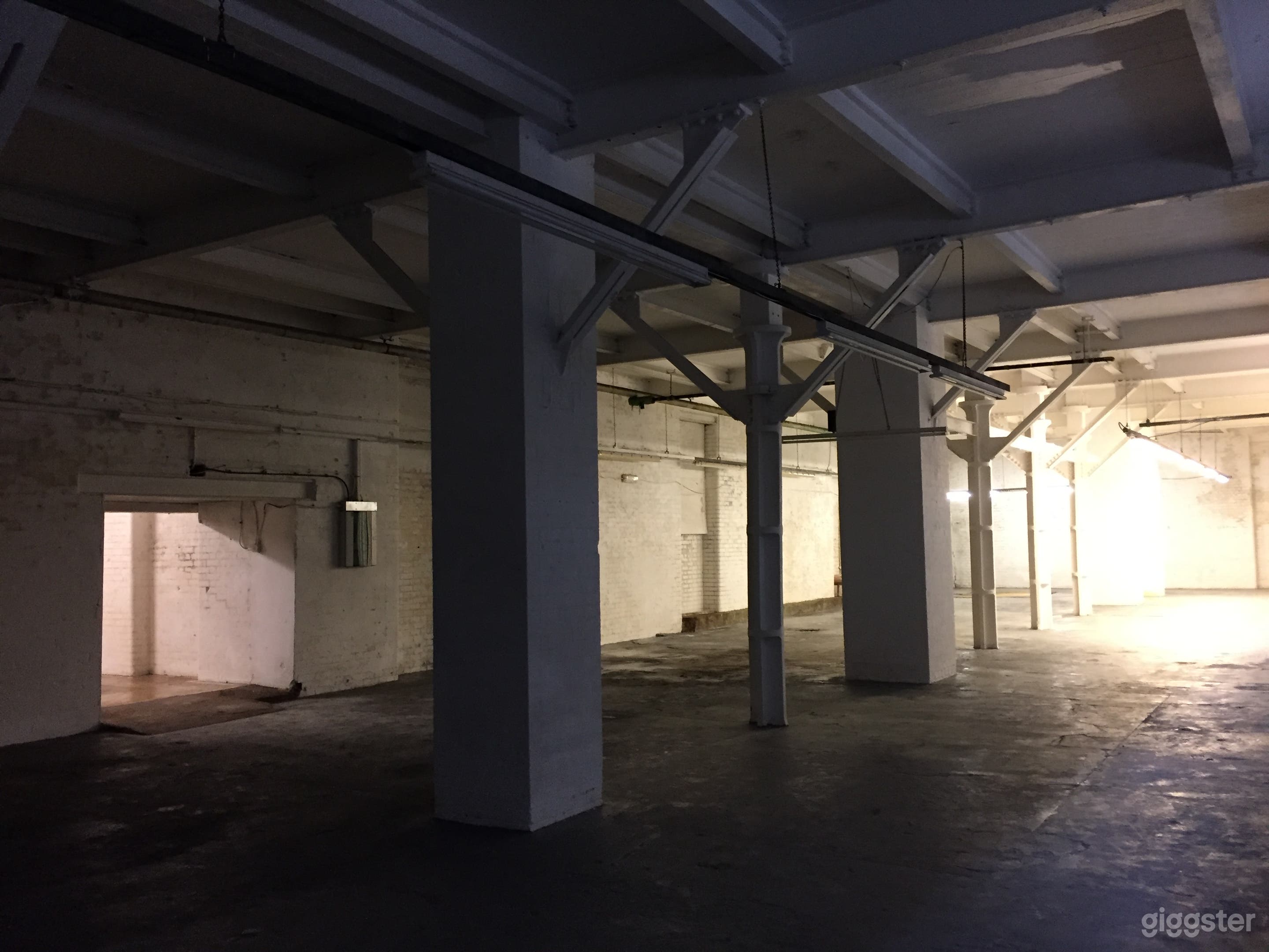 Huge raw and gritty underground factory warehouse  Photo 2