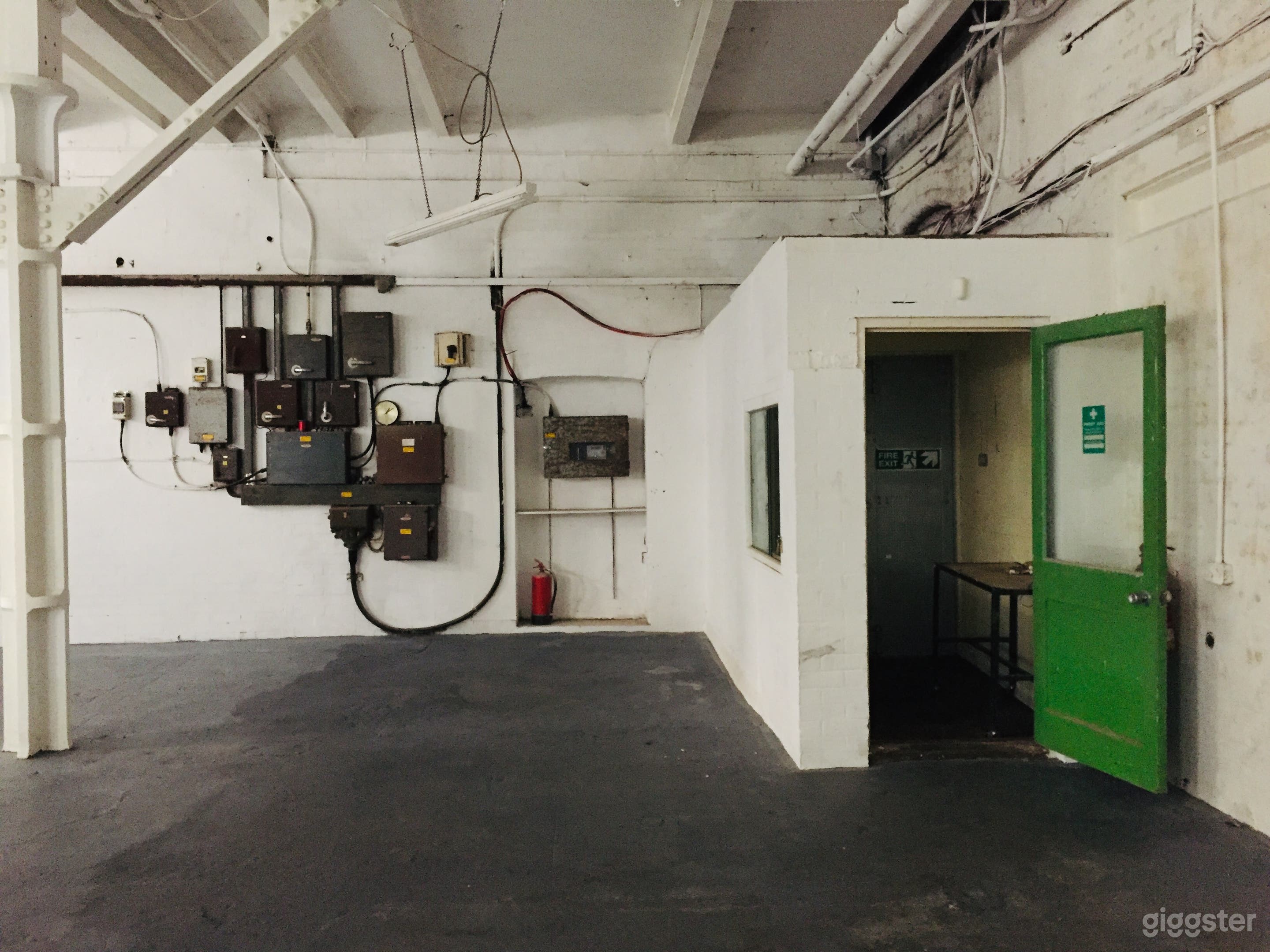 Huge raw and gritty underground factory warehouse  Photo 4