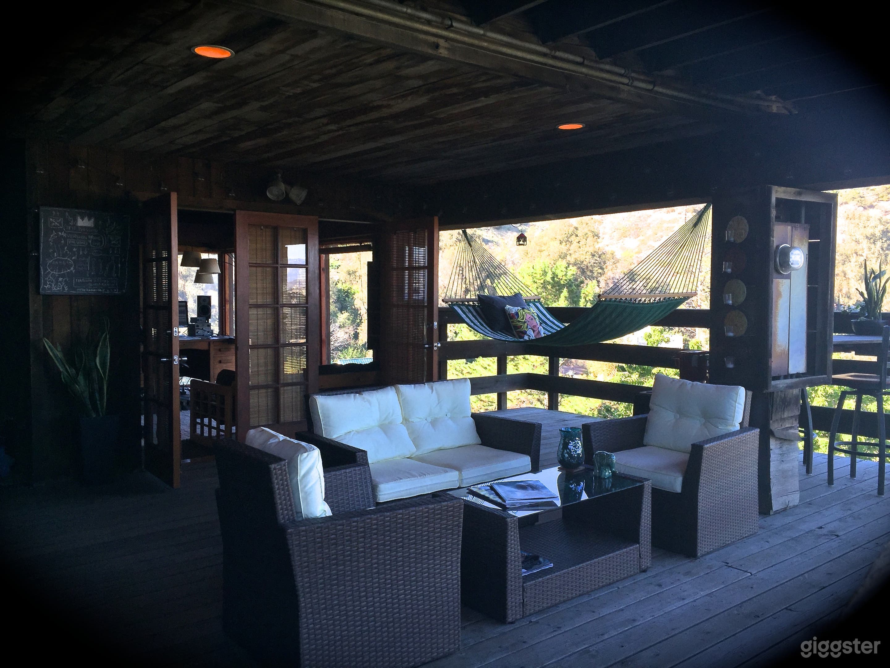 Hang on the hammock and be in your most creative headspace