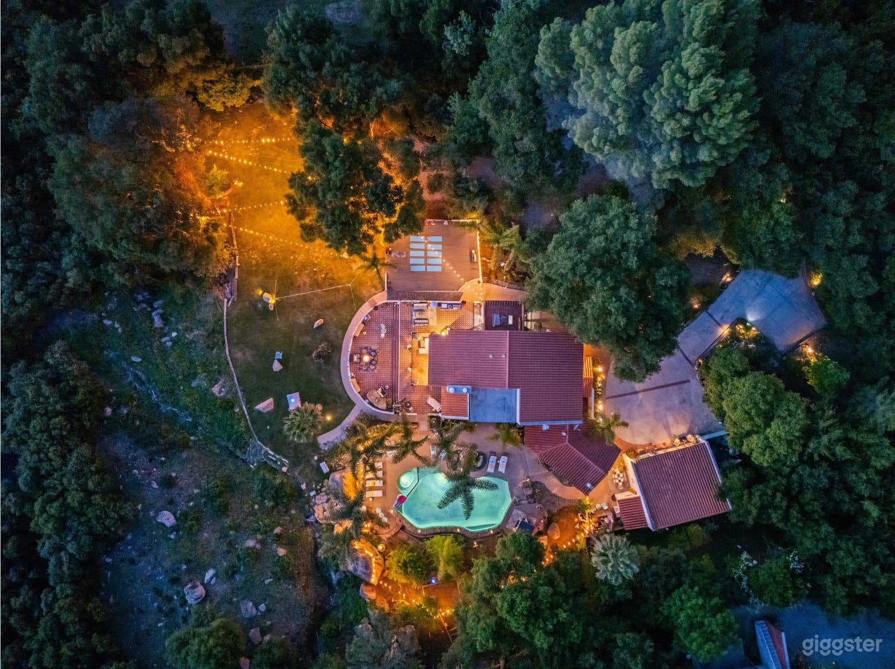 Boho Estate with Pool & Guest House Photo 3