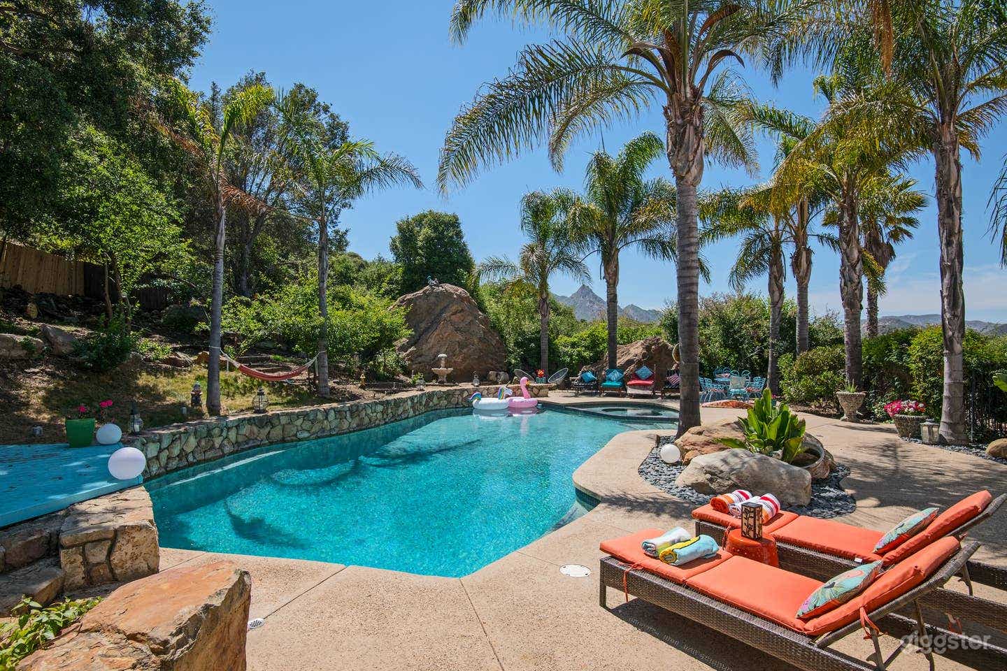 Boho Estate with Pool & Guest House Photo 2