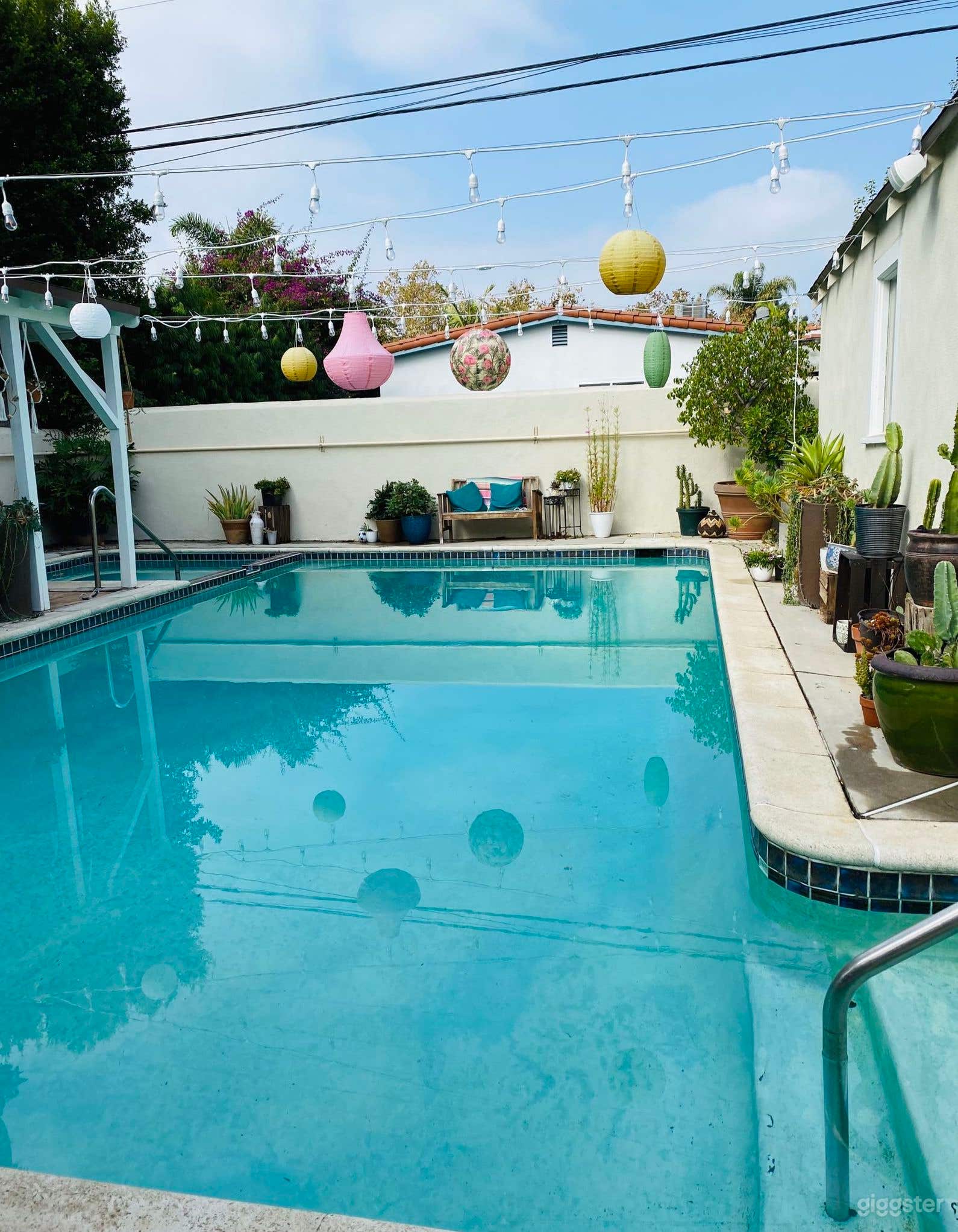 Pool in a Charming Storybook House Photo 1