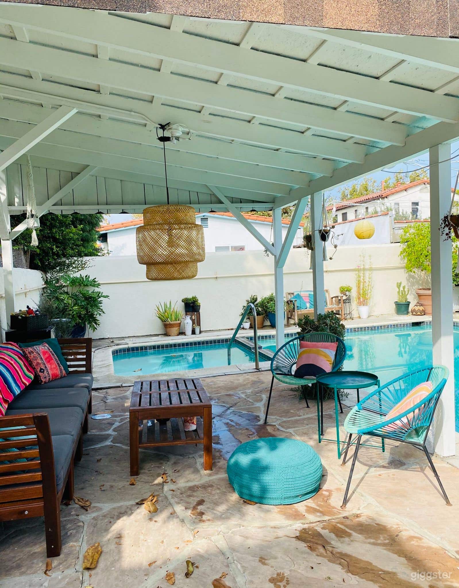 Pool in a Charming Storybook House Photo 3