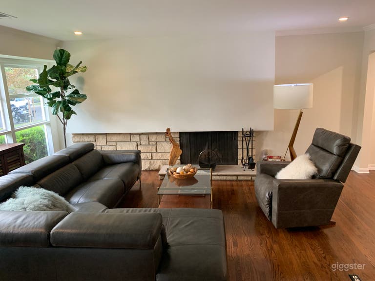  For living room with fireplace  