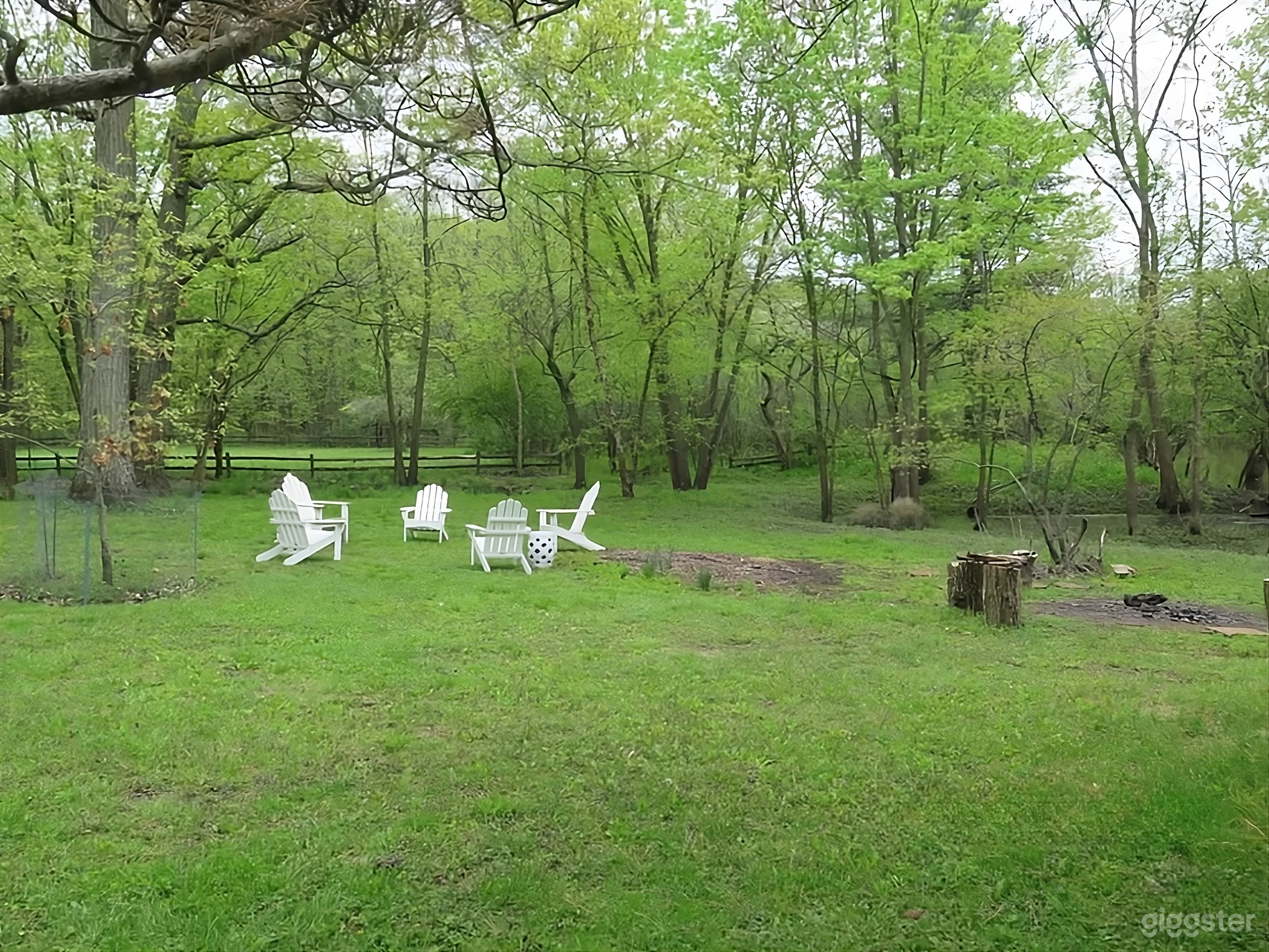 Expansive Riverside Woodland Backyard Photo 1