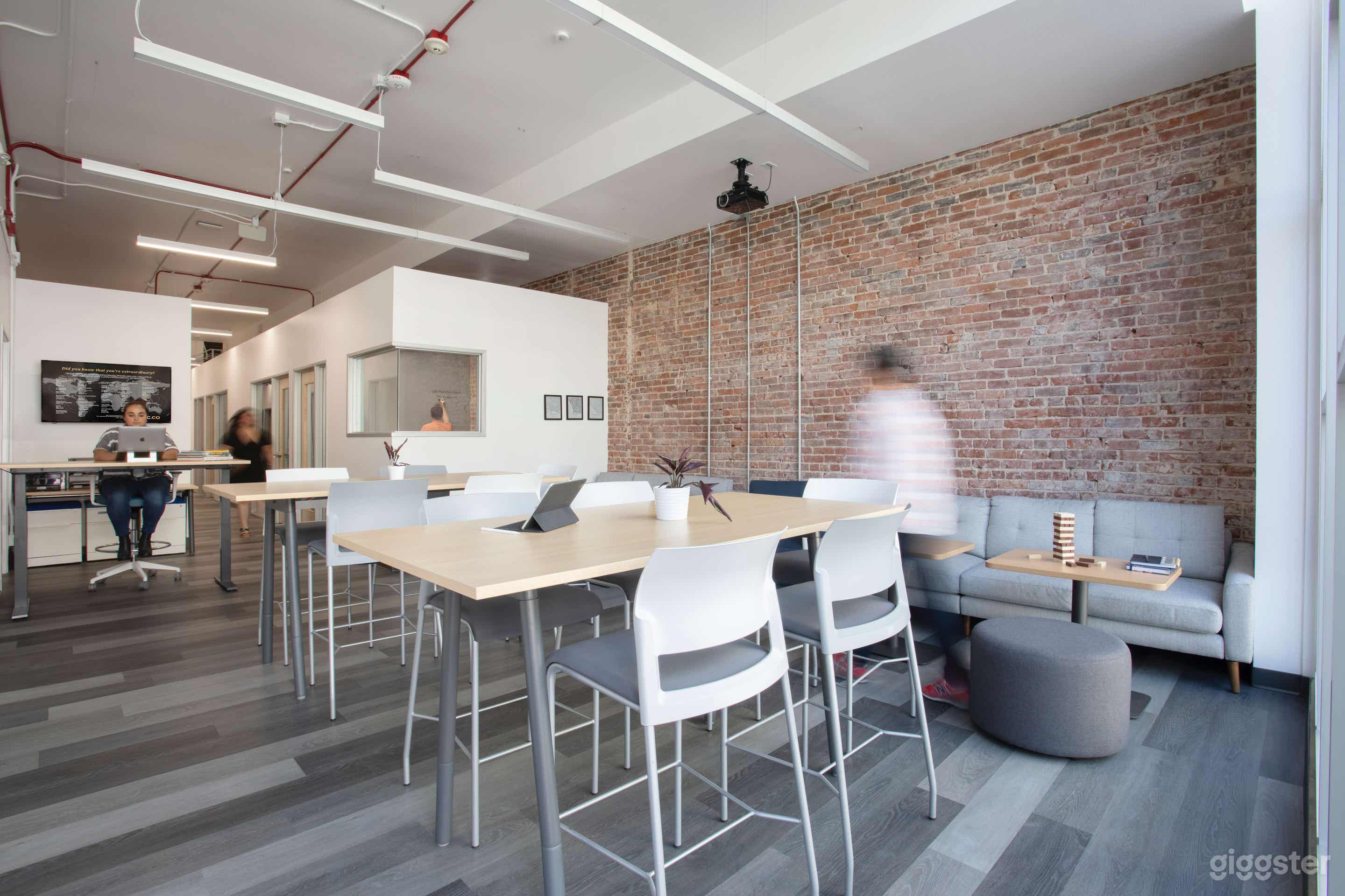 Sunny Small Business Lobby and Event Space Photo 1