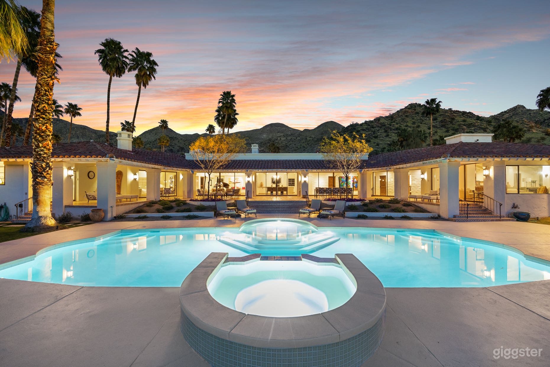 Huge Palm Springs Tennis Estate-Massive Views-Pool Photo 2