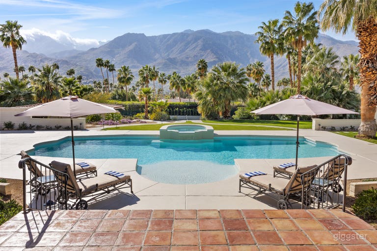  Huge Palm Springs Tennis Estate-Massive Views-Pool 