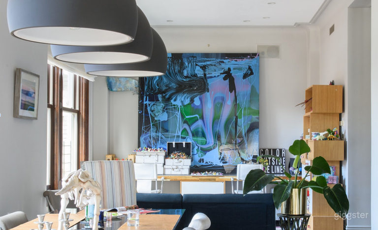  Dining area looking into playroom area 