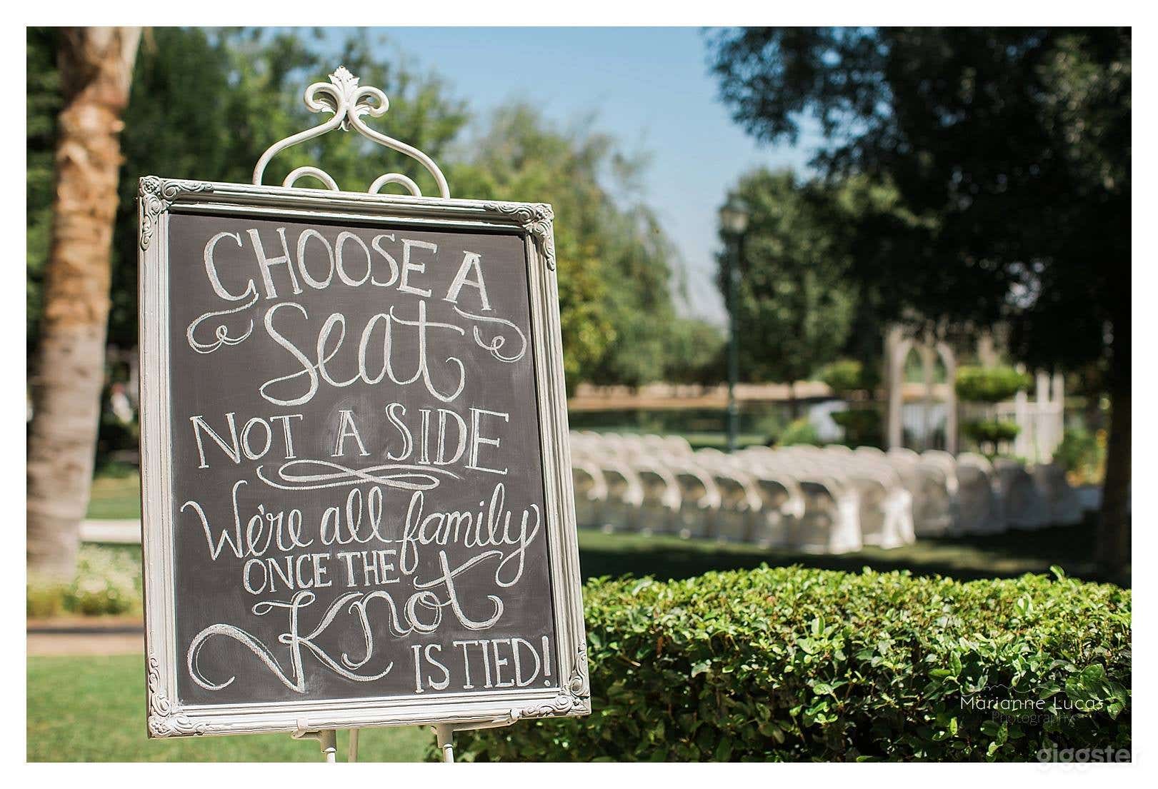 Romantic Grass with Trees venue II in Shafter Photo 3