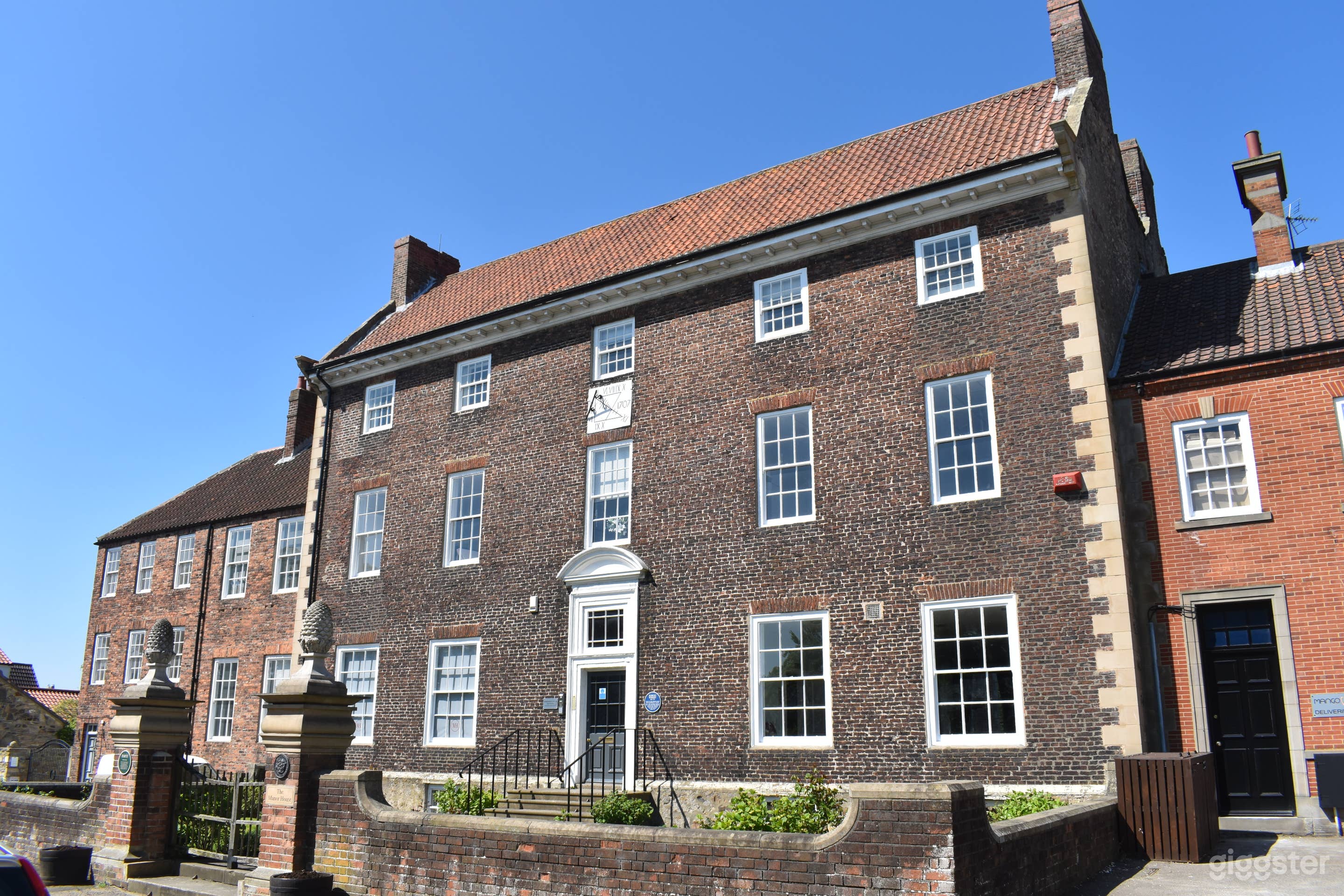 Judge Robert Wright's mansion house from 1707