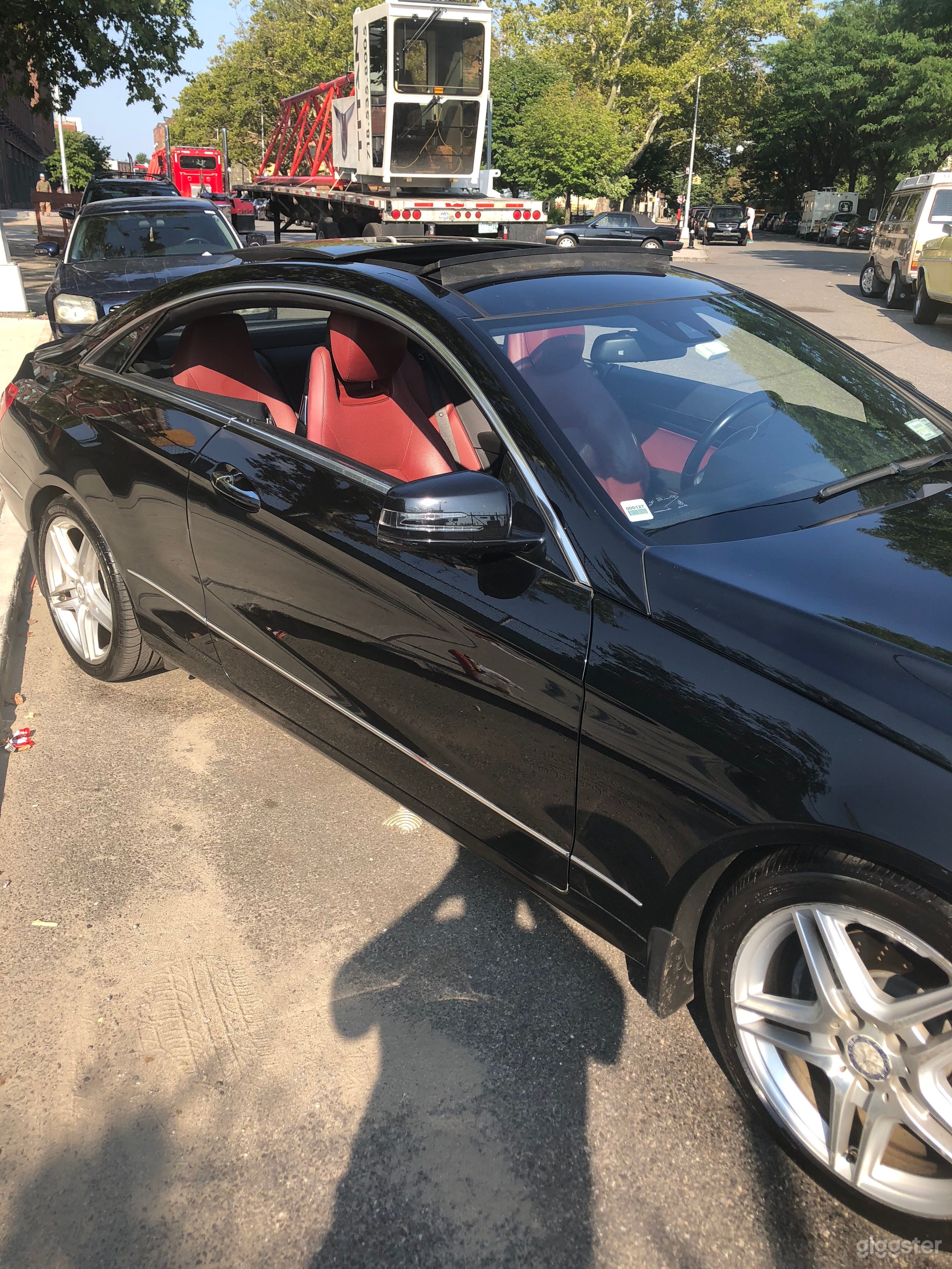 Sleek Mercedes E Class Coupe Red Bucket Seats  Photo 2