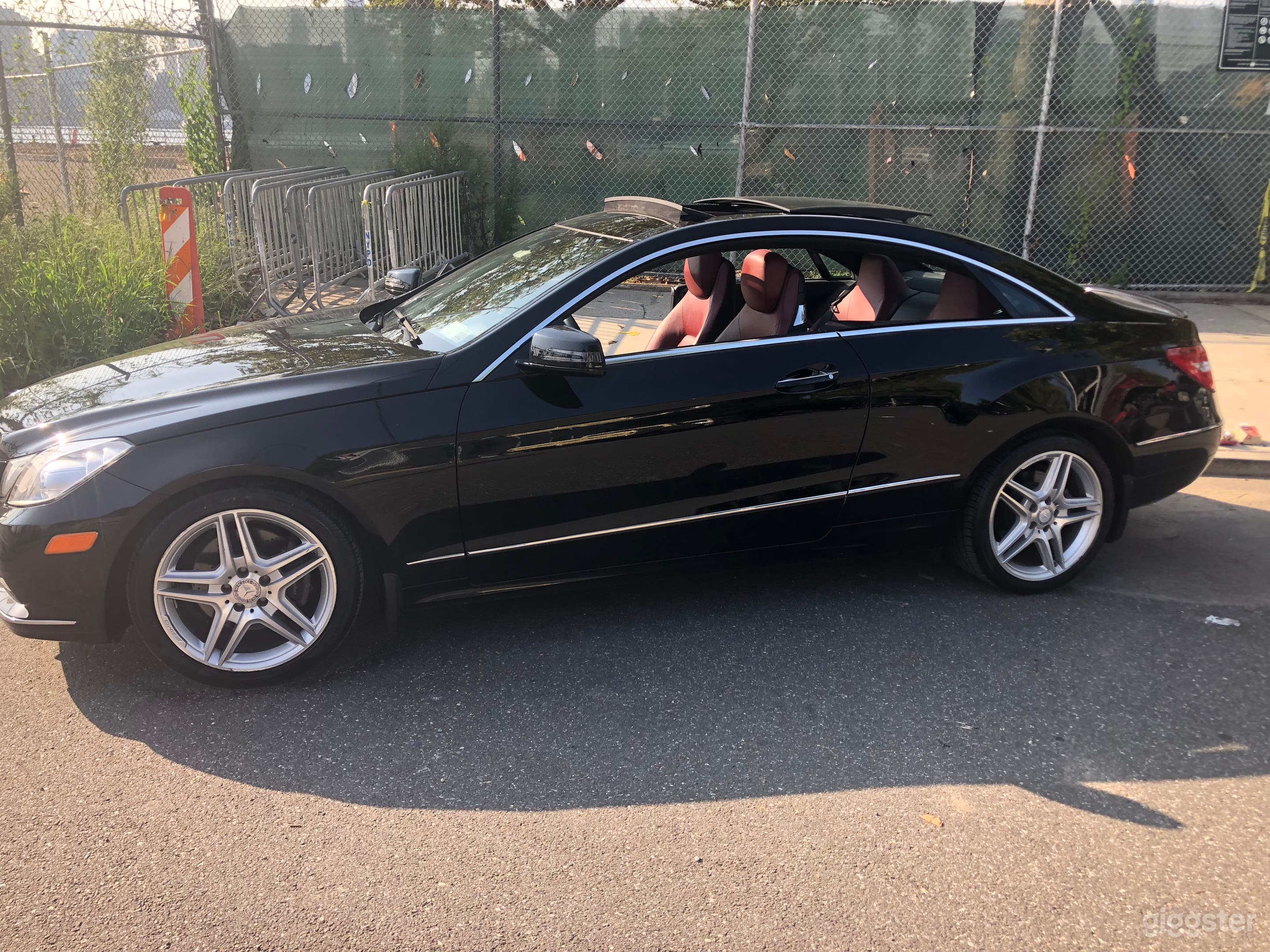 Sleek Mercedes E Class Coupe Red Bucket Seats  Photo 1