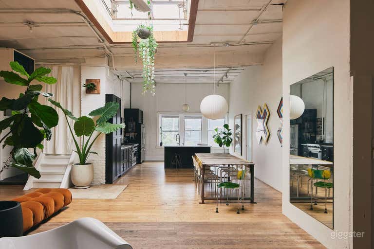  Brooklyn Mid Century Design Loft + Pro Kitchen 