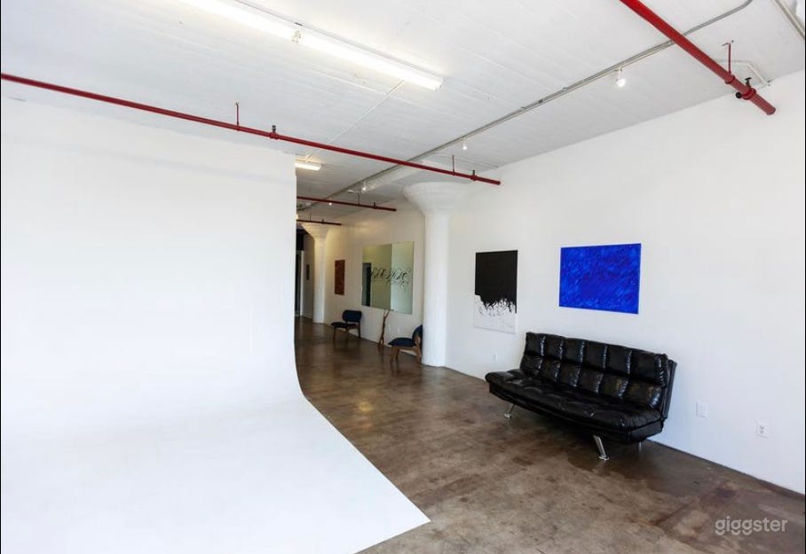 Loft Style Film Studio with Cyc Wall Photo 2