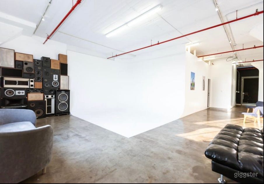 Loft Style Film Studio with Cyc Wall Photo 1