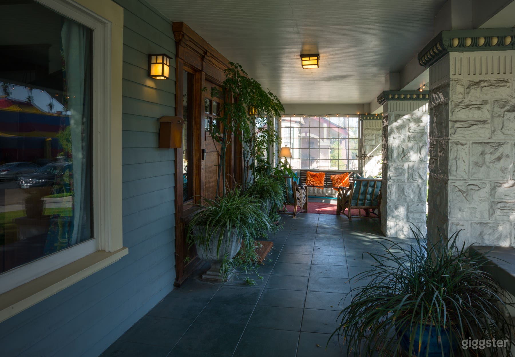 Porch - Beautiful, classic Craftsman porch extends the entire front of the house.

Dimensions: 8.5 ft. x 34 ft.