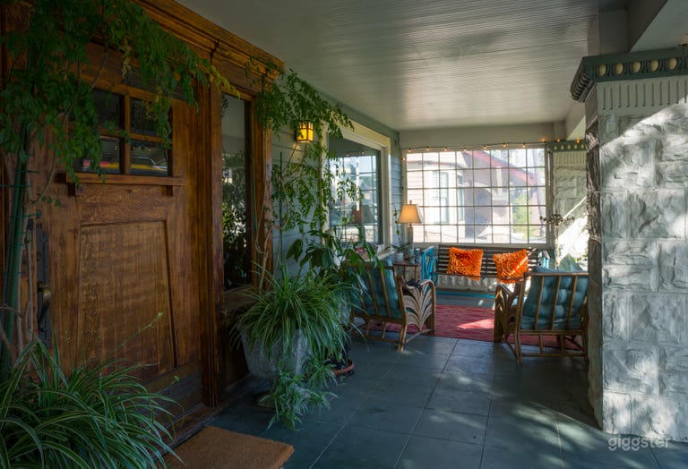  Porch - House faces East, allowing natural morning light. 

Dimensions: 8.5 ft. x 34 ft. 