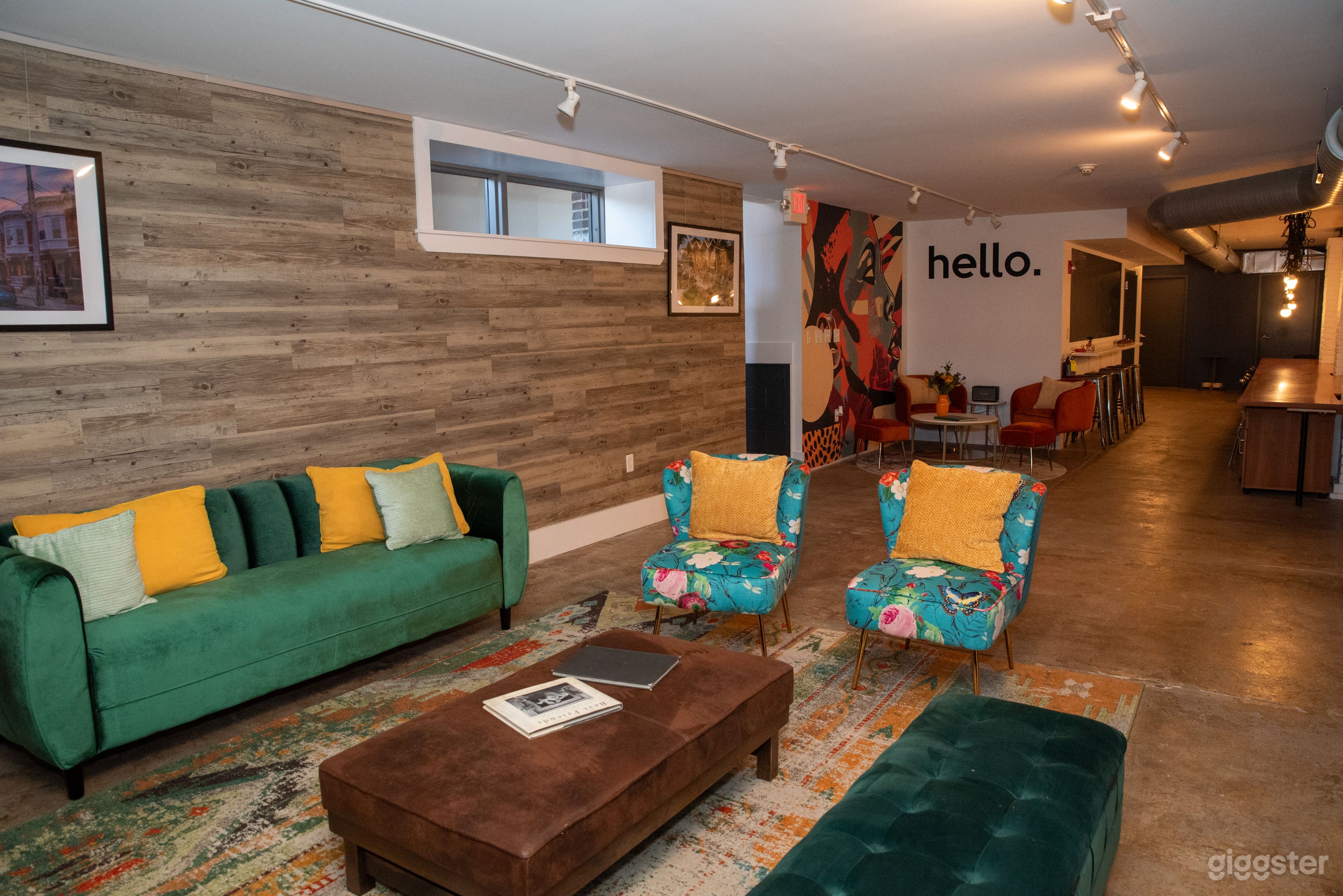 Lounge and Common space. 