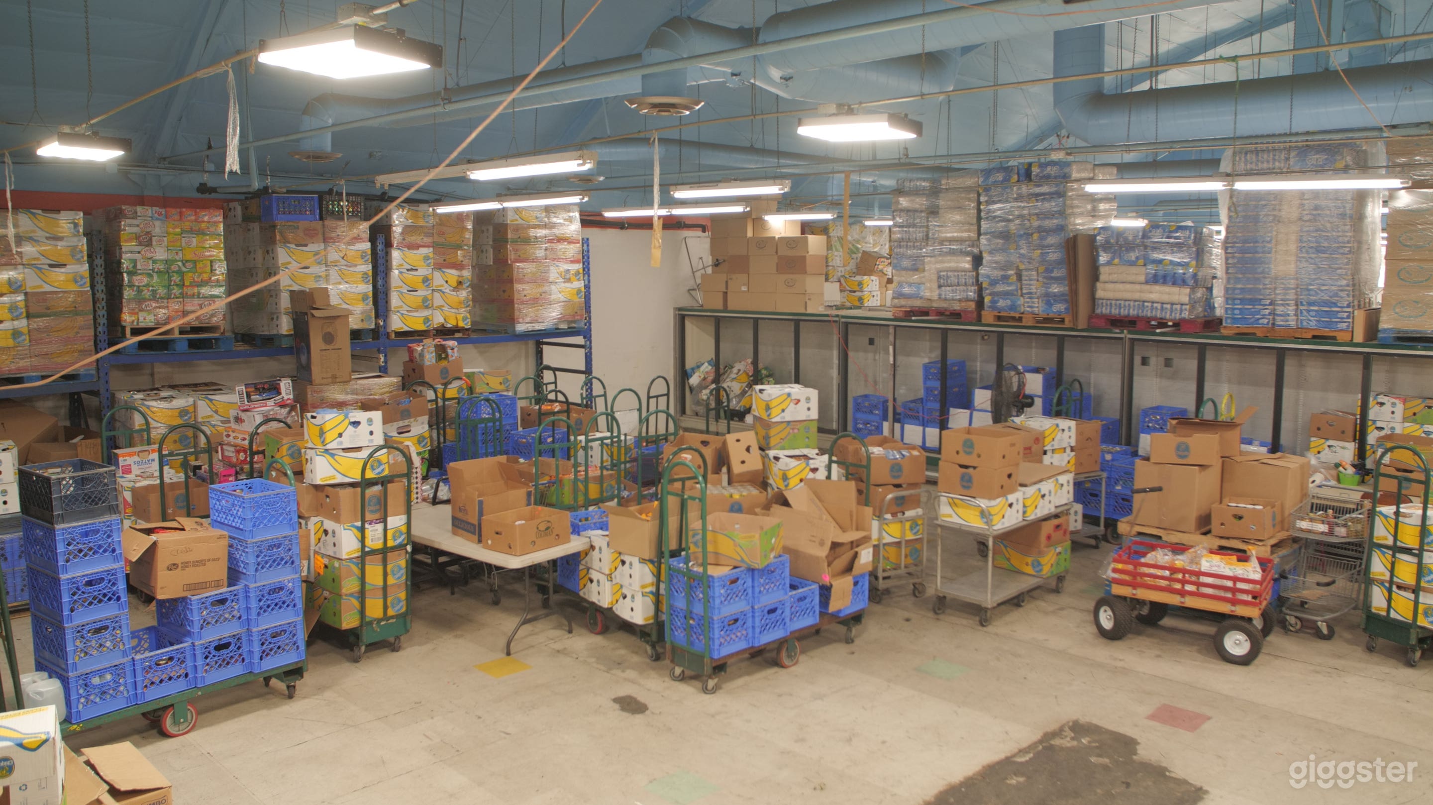 Secondary interior - warehouse storage / box store style space. 