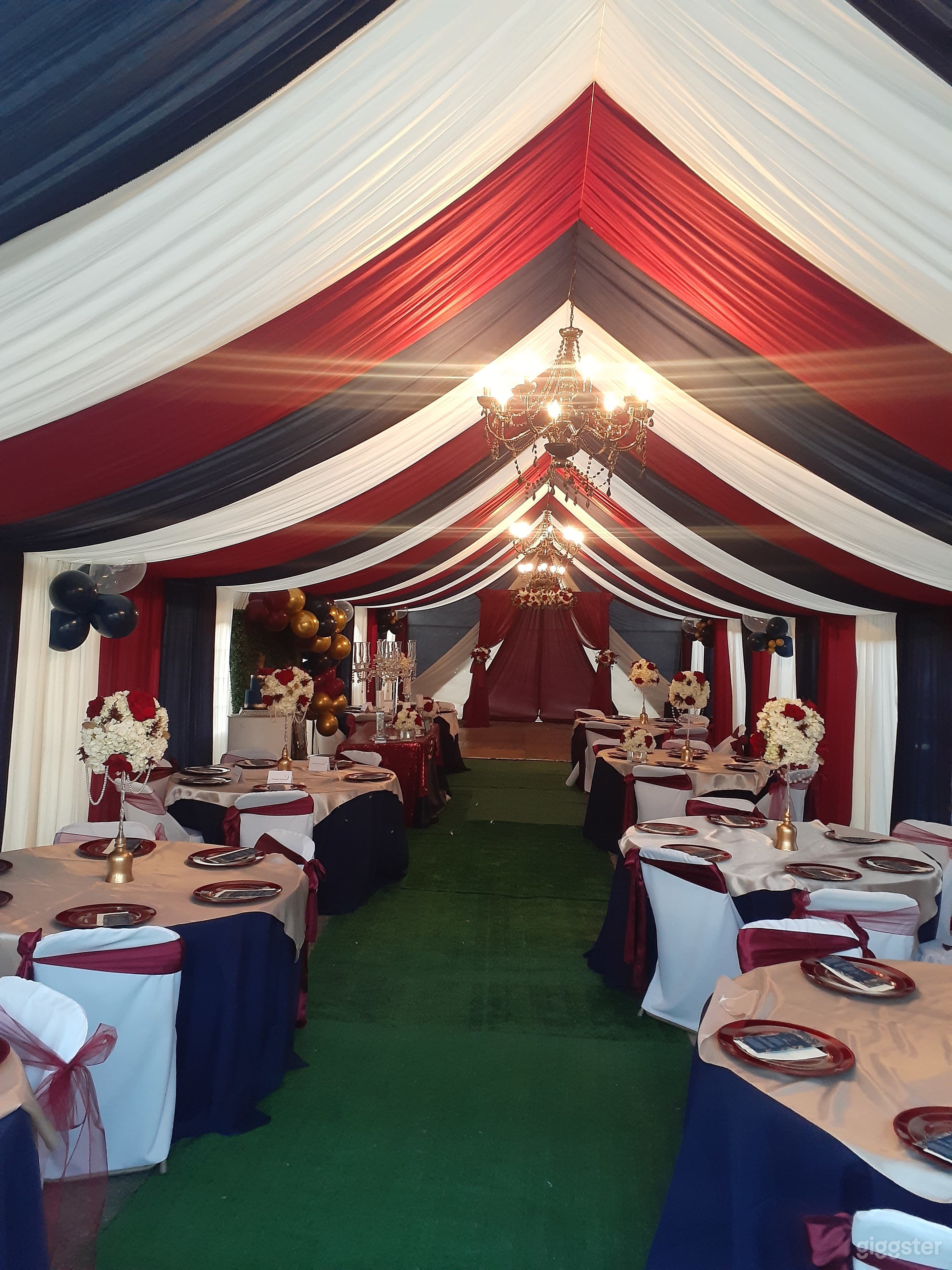 Draped Canopies Outdoors